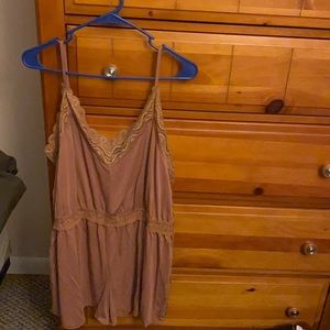 NWOT, never worn, lace romper!